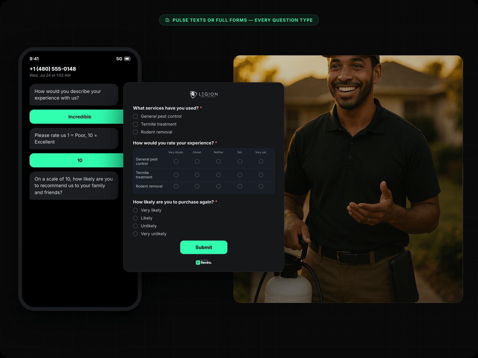 Survey Builder — NPS, CSAT & Custom Questions